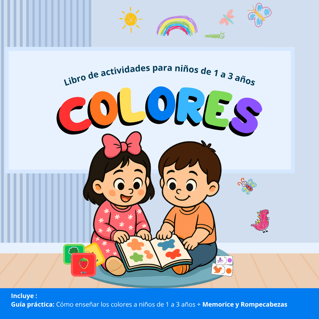 📘 Libro de Actividades "Los colores" para Niños 1 a 3 años