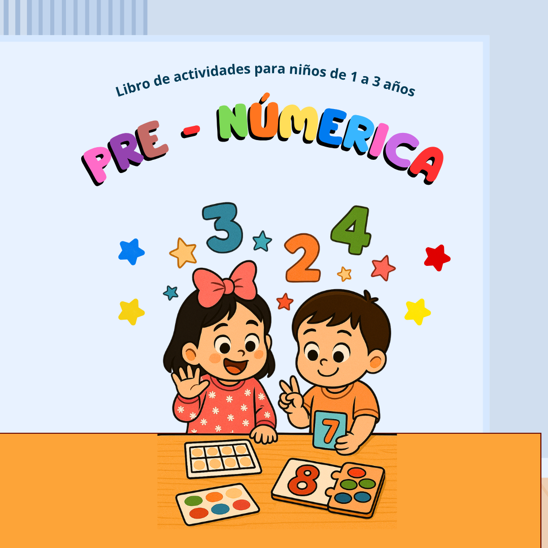 📘 2 libros  Aprendiendo a Contar – Prenuméricos y Números (1 a 3 años)