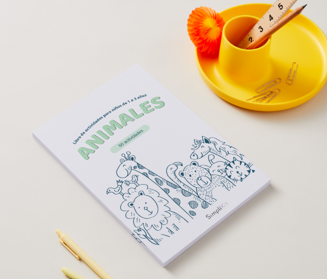 📘 Libro de Actividades – Animales (1 a 3 años)