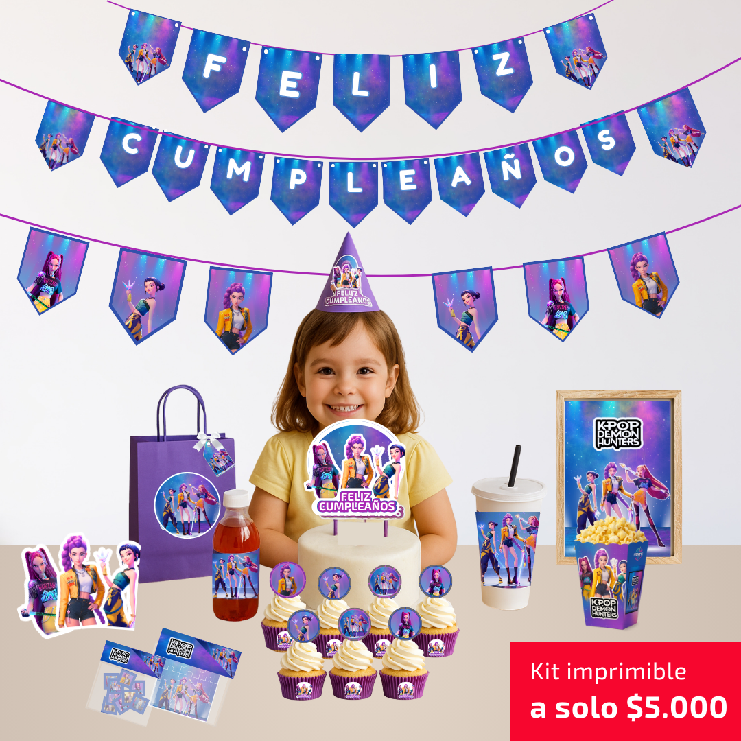 Kit Imprimible Guerreras K-Pop – Kit imprime en Casa