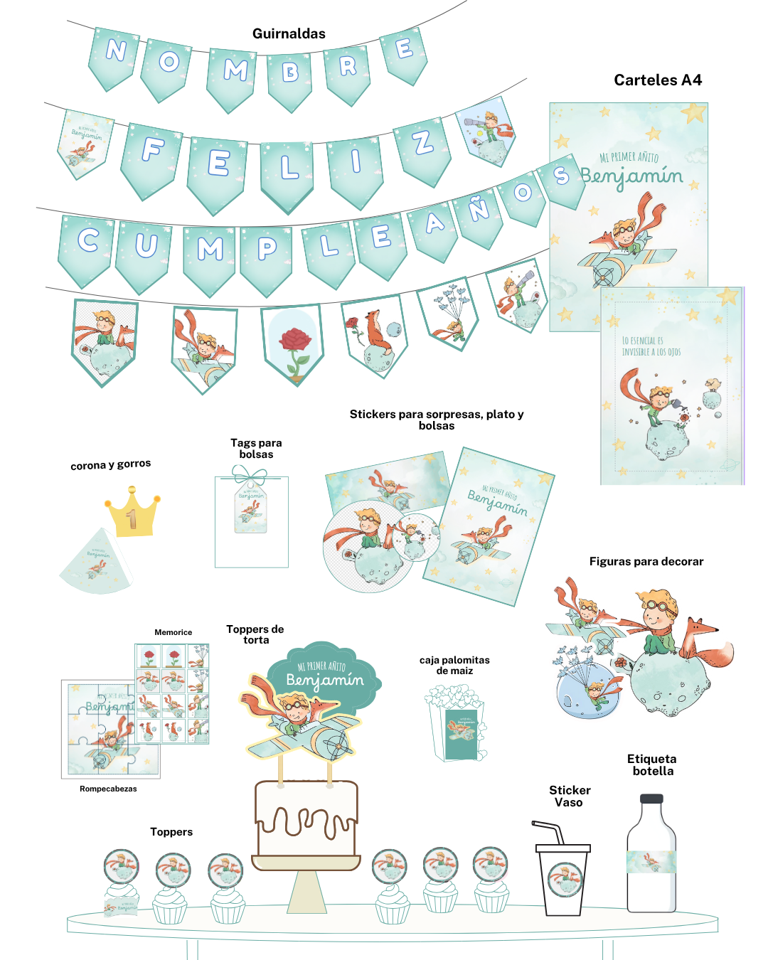 Kit imprime en Casa - Principito